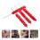 12Pcs Red Plush Clarinet Brush Handy Cleaning Tool Accessory 10