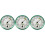 3Pcs Accurate Hanging Hygrometer Durable Green Thermometer for Sauna 3