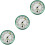 3Pcs Accurate Hanging Hygrometer Durable Green Thermometer for Sauna 4