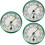 3Pcs Accurate Hanging Hygrometer Durable Green Thermometer for Sauna 5