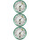 3Pcs Accurate Hanging Hygrometer Durable Green Thermometer for Sauna 7