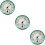 3Pcs Accurate Hanging Hygrometer Durable Green Thermometer for Sauna 8