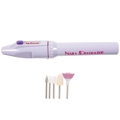 5Sets Compact Electric Nail Drill ABS for Home and Professional Use 2