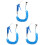 3Sets Blue Air Blower Low Consumption Dust Removal Equipment 2