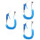 3Sets Blue Air Blower Low Consumption Dust Removal Equipment 6