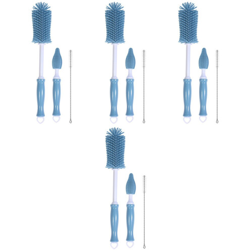 4Ensembles Brosse Silicone Température Nettoyage 1