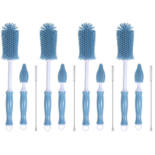 4Ensembles Brosse Silicone Température Nettoyage 2