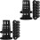100Pcs Plastic Net Cups for Hydroponics Planting Black Garden Pots 4