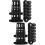 100Pcs Plastic Net Cups for Hydroponics Planting Black Garden Pots 8