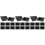 24Pcs Black Plastic Handle Straps for Speaker Cases and Amplifier 3