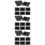 24Pcs Black Plastic Handle Straps for Speaker Cases and Amplifier 7
