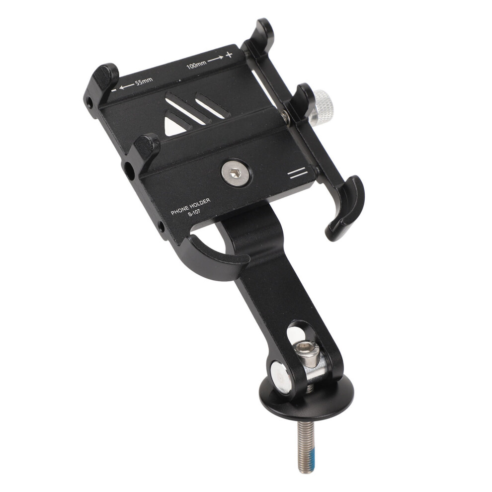 Aluminum Alloy Bike Phone Holder For 55-100Mm Stem, Adjustable 7661386381706
