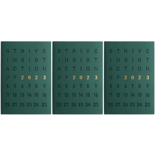 3Pcs Planner Daily Calendar Work and Study Plan Pad 2