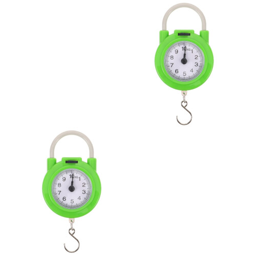 2Pcs Manual Travel Suitcase Weight Scale Compact Portable Spring Scale 1