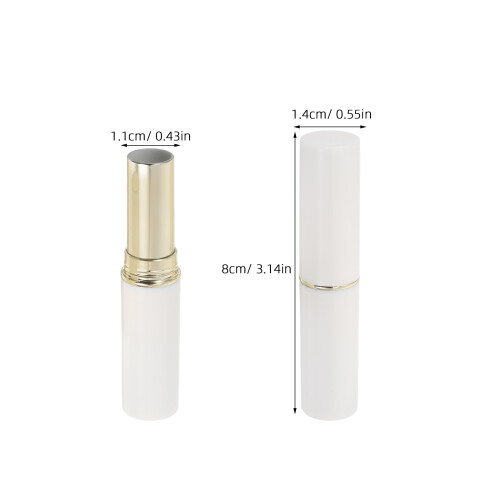 18Pcs Assorted Color Plastic Lip Balm Bottles Reusable Lipstick Tubes 1