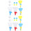 4Sets Plastic Launch Catch Ball Game Assorted Colors Kids Play Toy 5
