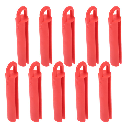 40Pcs Red Rubber Pool Cue Rack Durable Billiard Stick Organizer Hanger 2