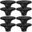 8Pcs Easy-Grip Black Stainless Steel Pot Lid Knobs for Kitchen Use 6