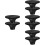 8Pcs Easy-Grip Black Stainless Steel Pot Lid Knobs for Kitchen Use 7