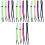 16Pcs Soft Silicone Floating Glasses Strap Adjustable Eyewear Retainer 2
