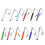 24Pcs Phone Capacitive Pens Assorted Color Smooth Tip Premium Alloy 8