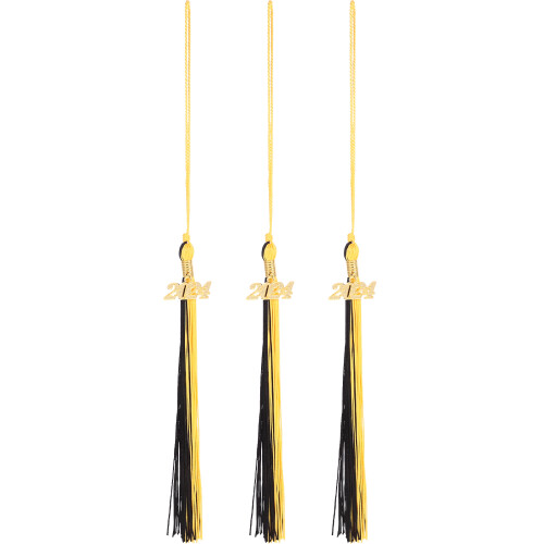 12Pcs Khaki Graduation Tassels Polyester Hanging Decorations for Caps 1
