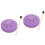 2Sets Smooth Surface Steel Tongue Drum Purple Percussion Instrument 4