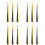 12Pcs Khaki Graduation Tassels Polyester Hanging Decorations for Caps 5