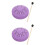 2Sets Smooth Surface Steel Tongue Drum Purple Percussion Instrument 5