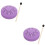 2Sets Smooth Surface Steel Tongue Drum Purple Percussion Instrument 6