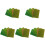 25Pcs Sturdy DIY Artificial Turf Lawn Mat for Sand Table Scene 3