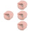 4Pcs Handicrafts Corner Rounder Pink Paper Trimming Tool Sharp Design 5
