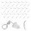 2Sets DIY Earring Making Hooks Red Lightweight Ear Jewelry Accessories 8