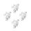 4Pcs White Pom Drain Saddle Clamp for Under Sink Ro 6