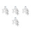 4Pcs White Pom Drain Saddle Clamp for Under Sink Ro 8