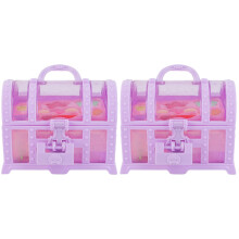2Ensembles Jeu De Maquillage Enfant Violet Plastique Résistant