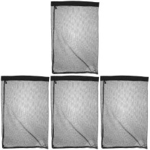 4Pièces De Peluches Pour Sèche-Linge Noir En Polyester