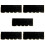 5Pièces Couvre-Clavier Touches Électrique Velours Noir 9