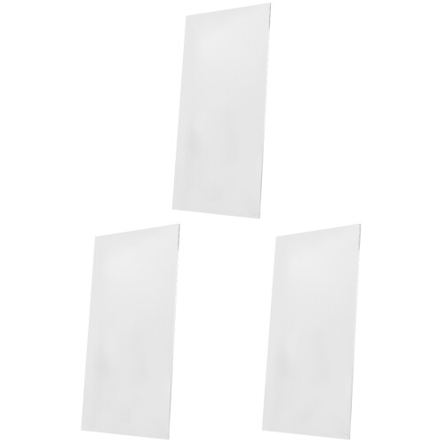 3Pcs Clear Acrylic Plastic Panels Assorted Color DIY Crafting Sheets