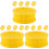 18Pcs Yellow Plastic Bee Breeding Cage Rearing Cups Bee Keeper Tools 1