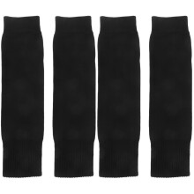 2Pairs Black Skin-Friendly Calf Sleeves for Women Elastic Sports Socks