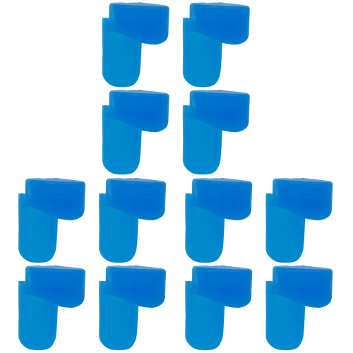 12Pcs Blue Silicone Clarinet Thumb Rest Cushion Support Pads