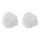 1000Pcs Octagonal Transparent Ear Plugs Plastic Durable Anti-Allergic 1