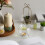 2Pcs Decorative Transparent Tealight Candle Holder Oil Diffuser 4