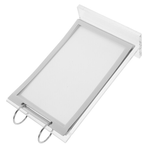 2Pièces Porte-Menu Transparent Flip Multifonction Pour Table 2
