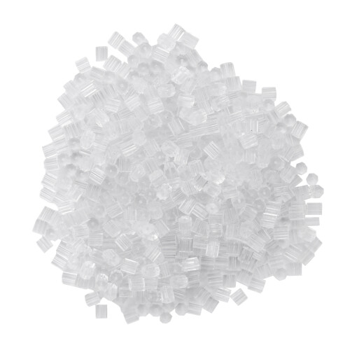 1000Pcs Octagonal Transparent Ear Plugs Plastic Durable Anti-Allergic 1