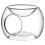 2Pcs Decorative Transparent Tealight Candle Holder Oil Diffuser 8