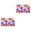 48Pcs Assorted Color Juggling Dance Scarves Soft Gauze for Performance 3