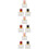 9Pcs Assorted Color Perfume Glass Bottles Refillable Mist Sprayers 7