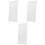 3Pcs Clear Acrylic Plastic Panels Assorted Color DIY Crafting Sheets 3